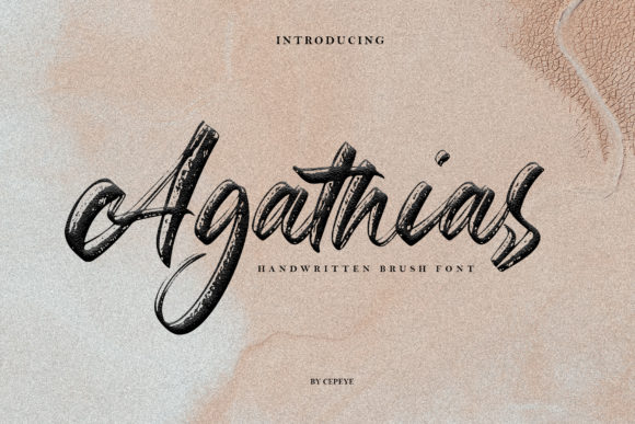 Agathias: A Handwritten Font for Makers