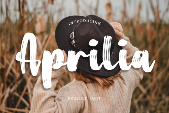Aprilia: A Bold Handwritten Font for Marketers