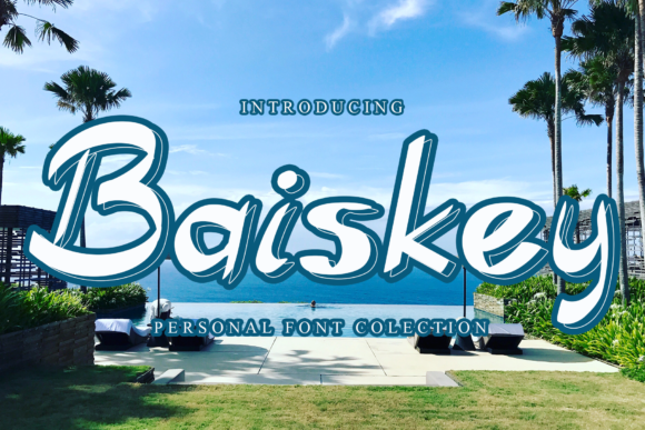 Baiskey: A Handwritten Font for Modern Branding