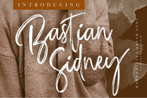 Bastian Sidney: A Brushed Script Font for Web Design