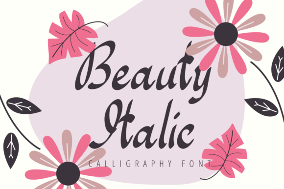 Beauty Italic: A Handwritten Font for Makers