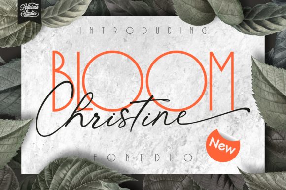 Bloom Christine: A Versatile Duo Typeface for Web Design
