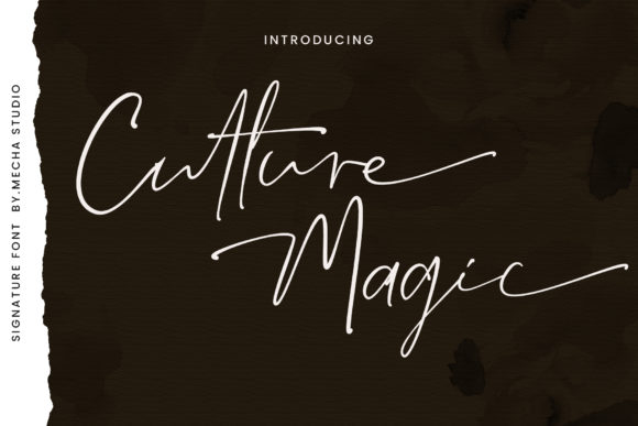 Culture Magic: A Handwritten Font for Branding