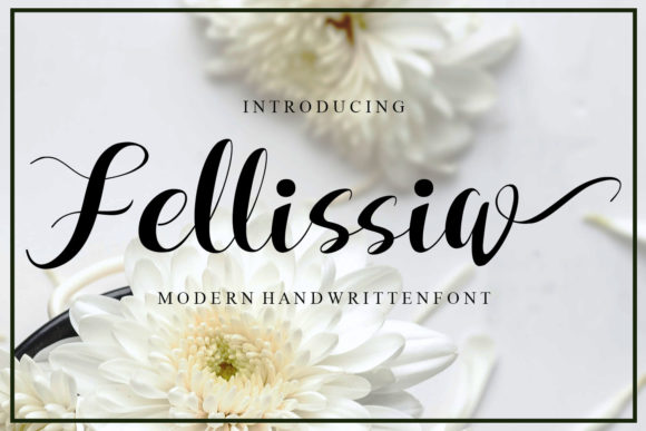 Fellissia: A Romantic Handwritten Font for Crafters