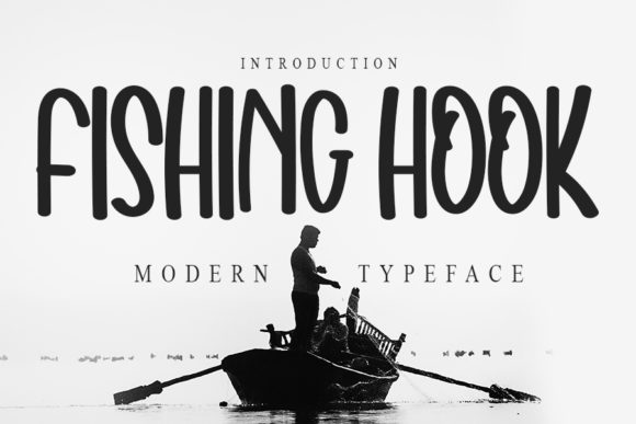 Fishing Hook Font: Bold Handwritten Style for Campaigns