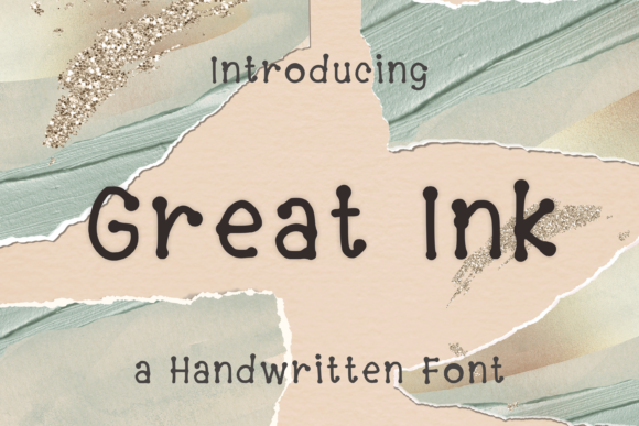 Great Ink: A Handwritten Typeface for Editorial Calm