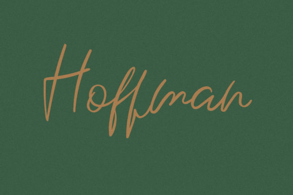 Hoffman: A Modern Script Font for Web Design