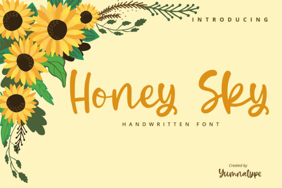 Honey Sky: A Friendly Handwritten Font for Modern Brands