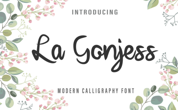 La Gonjess: A Sweet Script Font for Makers