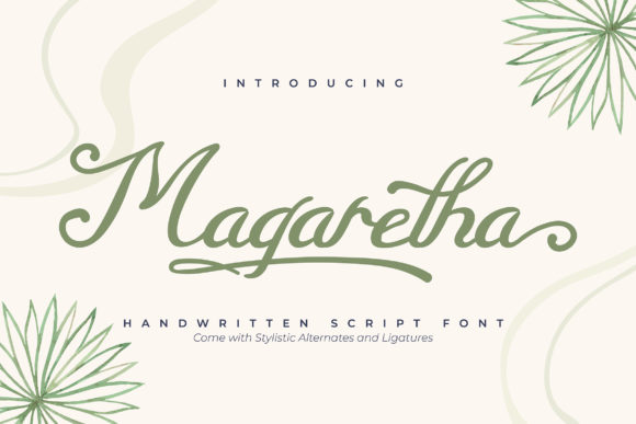 Magaretha: A Handwritten Font for Polished Branding