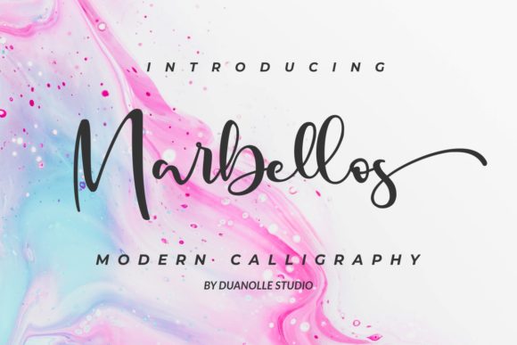 Marbellos: A Script Font for Consistent Branding