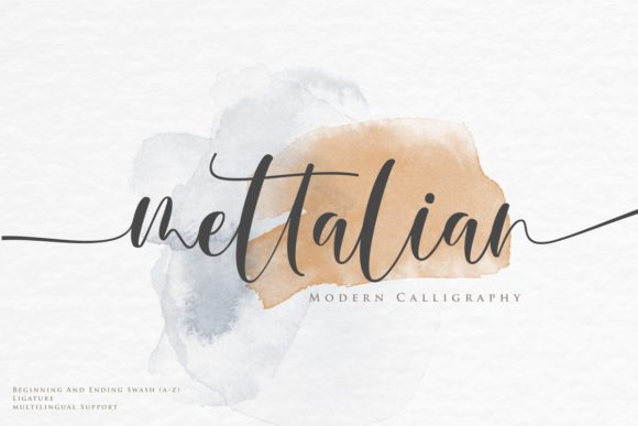 Mettalian: A Handwritten Font for Digital Elegance