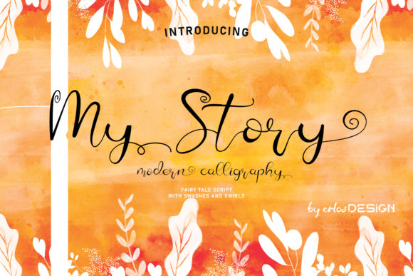 My Story: A Modern Script Font for Web Design