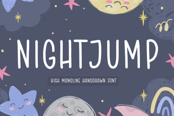 Night Jump Font: A Casual Handwritten Typeface for Brands