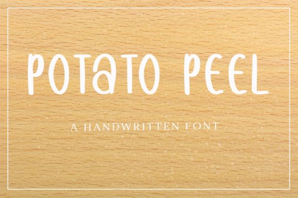 Potato Peel Font: A Casual Handwritten Typeface for Brands