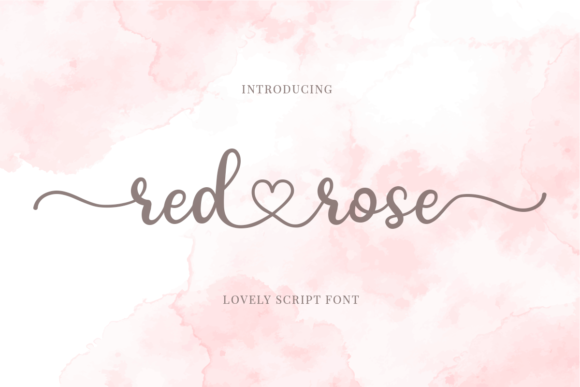 Red Rose: A Handwritten Font for Elegant Branding