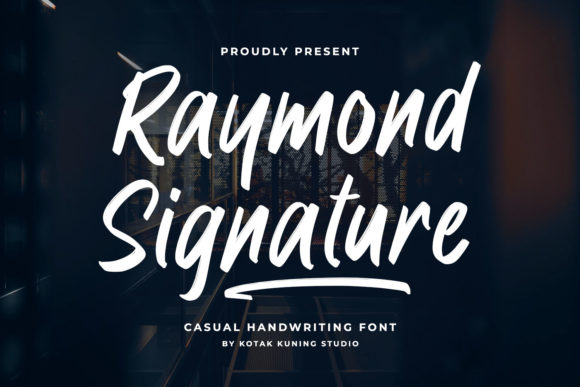 Redefining Editorial Style with Raymond Signature Font