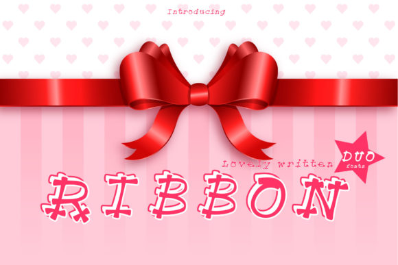 Ribbon Font: A Whimsical Typeface for Crafters