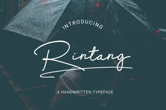 Rintang: A Handwritten Font for Authentic Branding