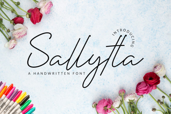 Sallytta: A Handwritten Font for Modern Web Design