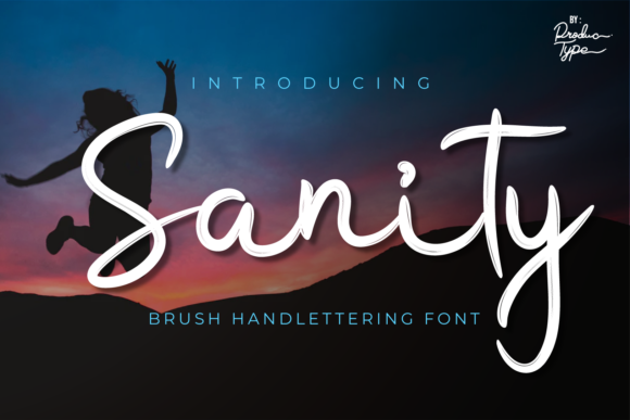 Sanity: A Handwritten Font for Editorial Design