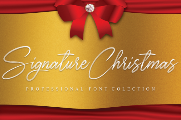 Signature Christmas Font: Elegant Script for Branding