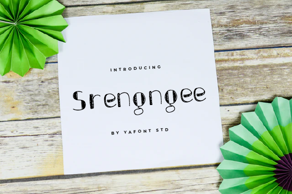 Srengngee: The Handwritten Font for Clear Campaigns