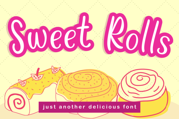 Sweet Rolls: A Handwritten Font for Editorial Design
