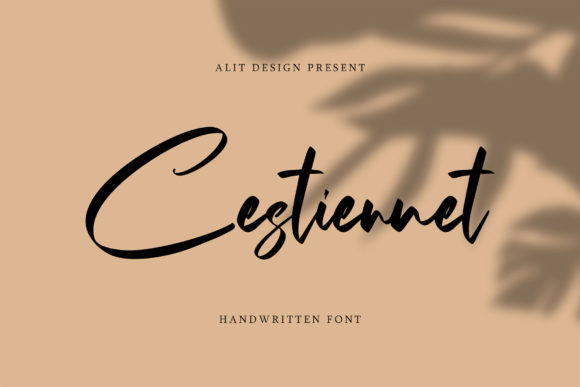 The Cestiennet: A Handwritten Font for Marketers