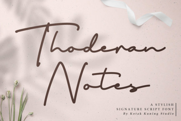 Thoderan Notes: A Handwritten Font for Marketers