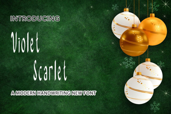Violet Scarlet: A Handwritten Font for Marketers