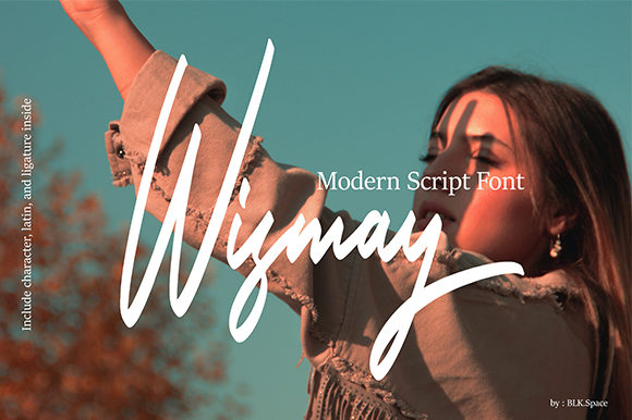 Wismay: A Script Font for Editorial Elegance