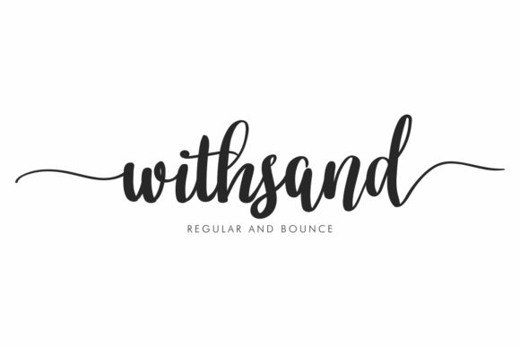 Withsand: The Handwritten Font for Bold Branding
